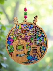 Two Guitars Suncatcher