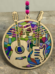 Two Guitars Suncatcher