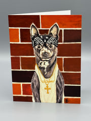 Cholo Chihuahua Greeting Card Set: Urban Dog Art