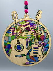 Two Guitars Suncatcher