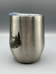 Life Is Better in the Mountains Wine Set | Insulated Stainless Steel  | Outdoor Gift