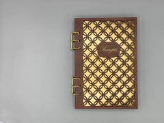 Quilted Wood Journal No. 1  – Refillable Notebook