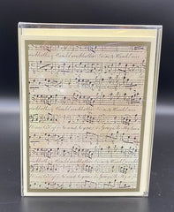 Sheet Music Notecard