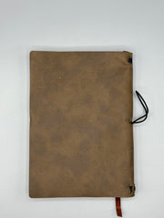 Refillable A5 Colorado Traveler Style Journal – 200 Pages 100gsm Thick Paper, Ruled Lined Notebook, Handmade Mountain Design, 5.5" x 8.1"