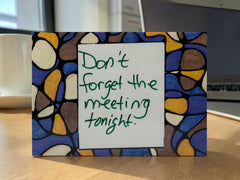 Reusable Write-On Art Box – Inspirational Message Frame – Dry Erase Wood Art Decor – Interactive Wall Art by Kathy O’Conner – 5x7 or 4x6