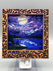 Damask Interchangeable LED Night Light – Frame & Base Only