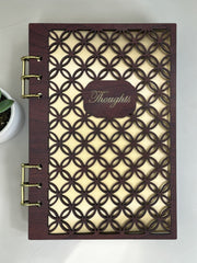 Quilted Wood Journal No. 1  – Refillable Notebook