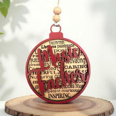 3.5" Music Teacher or Instructor Ornament