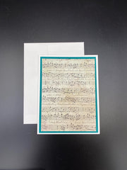 Sheet Music Notecard