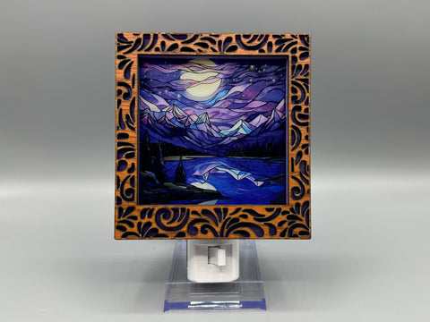 Damask Interchangeable LED Night Light – Frame & Base Only