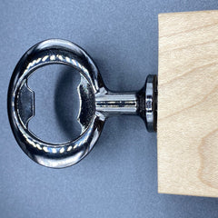 Reclaimed Maple Bass Guitar Neck Bottle Opener