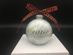 3” Angel Wing Gloria Christmas Ornament