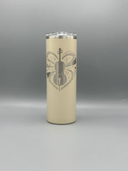 Cello Love Tumbler – Music Lover Gift, Engraved Cello Cup, Stainless Steel Insulated Tumbler