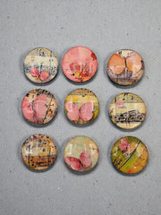 Butterfly & Music Note Magnets – Handmade Music Lover Fridge Magnets – Gift for Musicians & Teachers