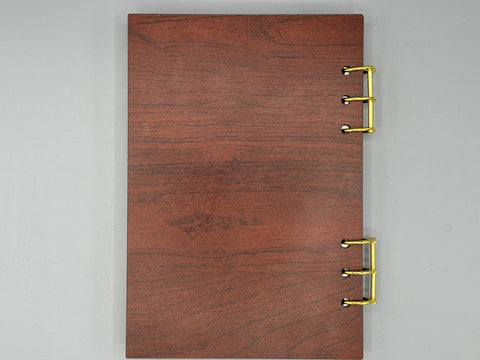 Quilted Wood Journal No. 1  – Refillable Notebook