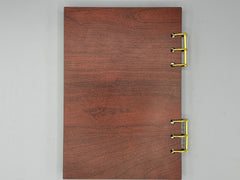 Quilted Wood Journal No. 1  – Refillable Notebook