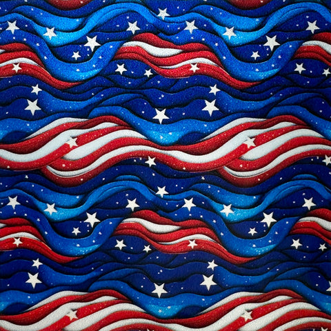 Americana Waves II Night Light Scene