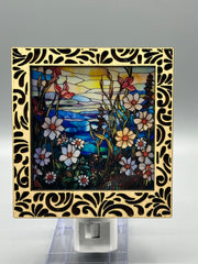 Damask Interchangeable LED Night Light – Frame & Base Only