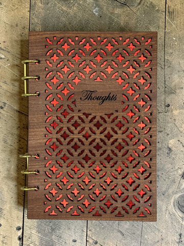 A5 Wooden Quilt Journal No. 2 – Handmade Wood Cover