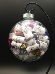 Handmade Sheet Music Christmas Ornament | Personalized Music Lover Gift | Gold Accents