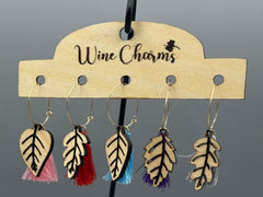 Leaf Wine Charms
