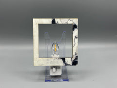 Faux Marble Interchangeable LED Night Light – BASE & FRAME ONLY