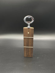 Reclaimed Guitar Neck Bottle Opener in Dark Finish