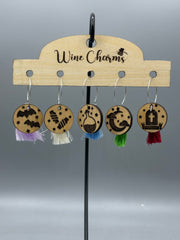 Halloween Wine Charms Set 2
