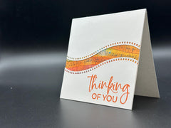 Cheerful Bright Thinking of You Greeting Card for Music Lovers