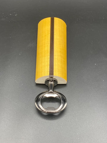 High Gloss Reclaimed Maple Bass Guitar Neck Bottle Opener