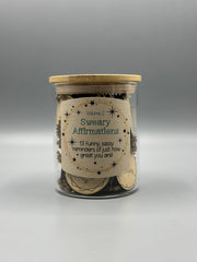 Sweary Affirmations Volume 2 – Funny Adult Affirmation Tokens in Jar – Sassy Self Care Gift – Snarky Confidence Boost