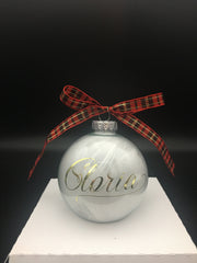 3” Angel Wing Gloria Christmas Ornament