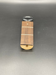 Reclaimed Guitar Neck Bottle Opener in Dark Finish