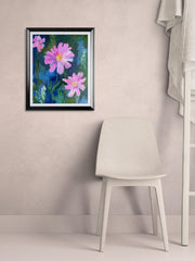 Pinkalicious #2 | 20x16 Floral Acrylic Painting by Kathy O’Conner | Unframed Original