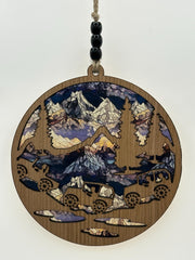 Off-Road in the Mountains Suncatcher