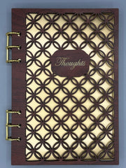 Quilted Wood Journal No. 1  – Refillable Notebook