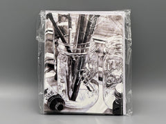 Artist's Tools Greeting Card Set: Paintbrushes in Mason Jars
