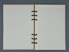Trombone Patent Journal – A5 Musician Notebook, Vintage Trombone Blueprint Design