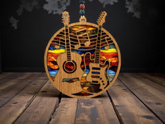 Two Guitars Suncatcher