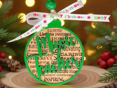 3.5" Music Teacher or Instructor Ornament