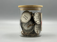 Affirmations for Musicians Vol. 1 | Inspirational Gift Jar with 14 Wooden Encouragement Tokens for Creativity & Confidence