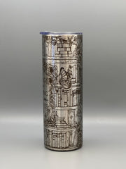 Reading is Dreaming Tumbler | Laser Engraved Stainless Travel Mug | Book Lover Gift | Literary Coffee Cup | Gift for Readers & Teachers