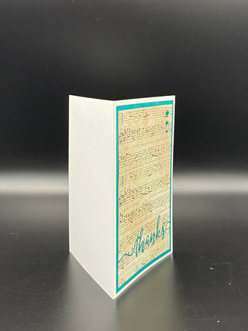 Sheet Music Thank You Cards