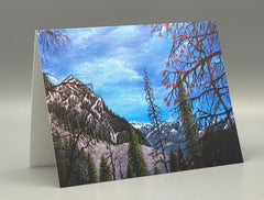 Cascades Mountain Landscape Art Cards | Pacific Northwest Greeting Card Set