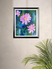 Pinkalicious #2 | 20x16 Floral Acrylic Painting by Kathy O’Conner | Unframed Original