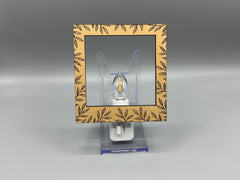Leaf Engraved Interchangeable LED Night Light – BASE & FRAME ONLY