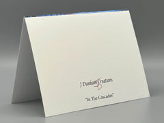 Cascades Mountain Landscape Art Cards | Pacific Northwest Greeting Card Set