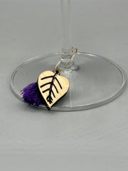 Leaf Wine Charms