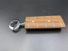 Reclaimed Bass Guitar Neck Bottle Opener in Medium Finish