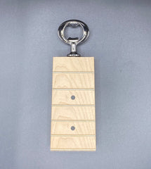 Reclaimed Guitar Neck Bottle Opener in Maple Finish